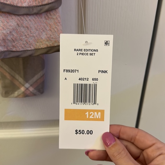 Rare Editions 2 piece set size 12 months - Picture 2 of 2